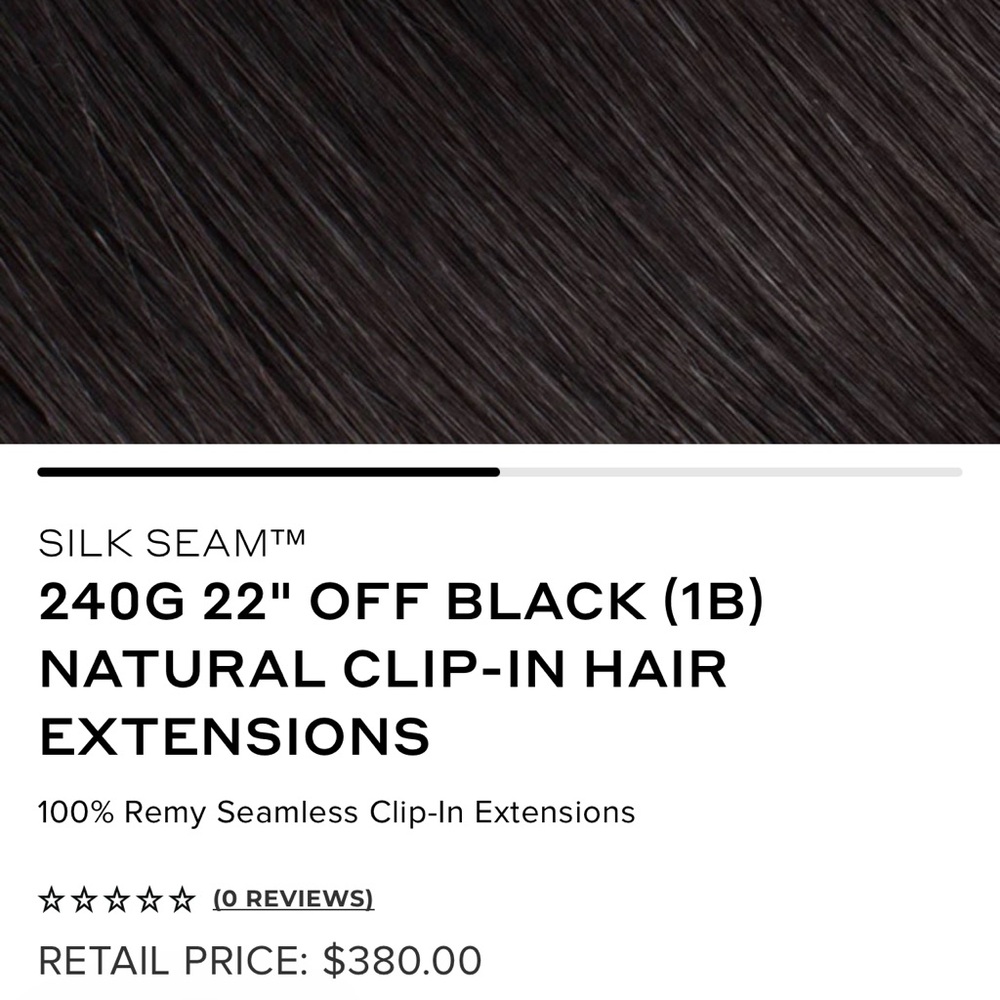 BELLAMI Silk Seam
240g 22" Off Black (1B)
Hair Extensions - Picture 9 of 9